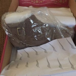 Dansko Tate Neutral Nubuck Size 38 Booties